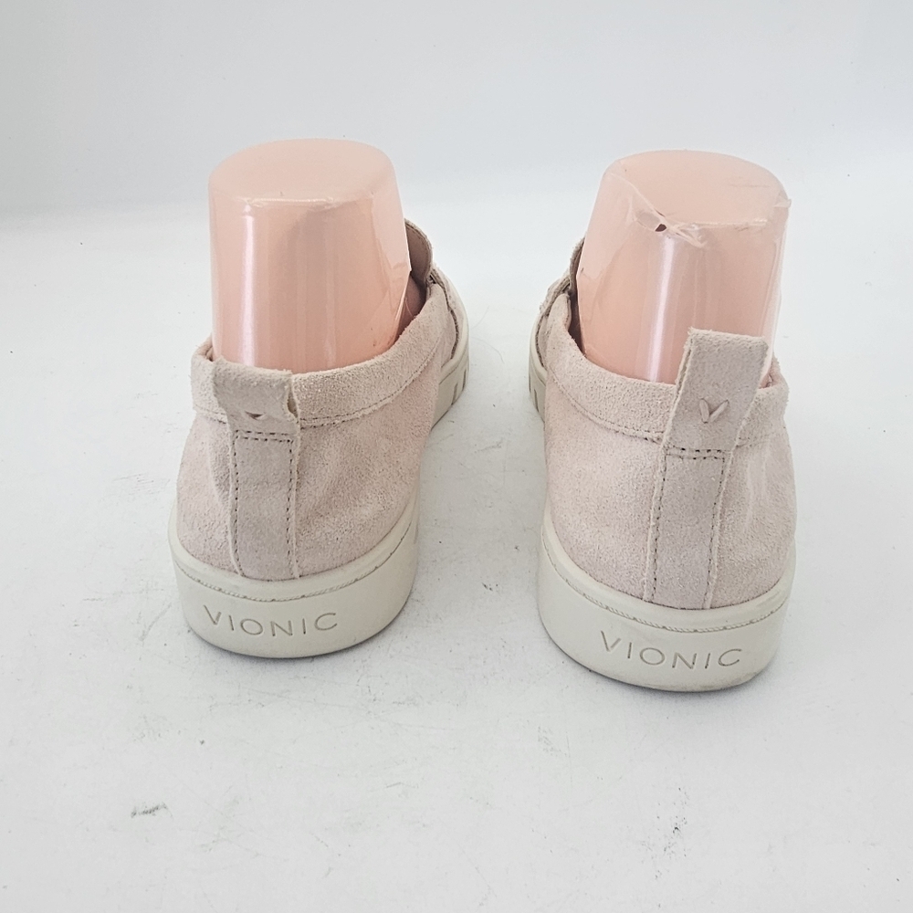 Vionic Chantel Loafers Rose Pink Suede Orthotic Slip-On Size 8 Preowned - Picture 5 of 12